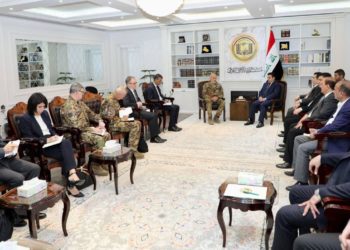 الأعرجي يستقبل رئيس أركان الجيش الإيطالي والوفد المرافق له  