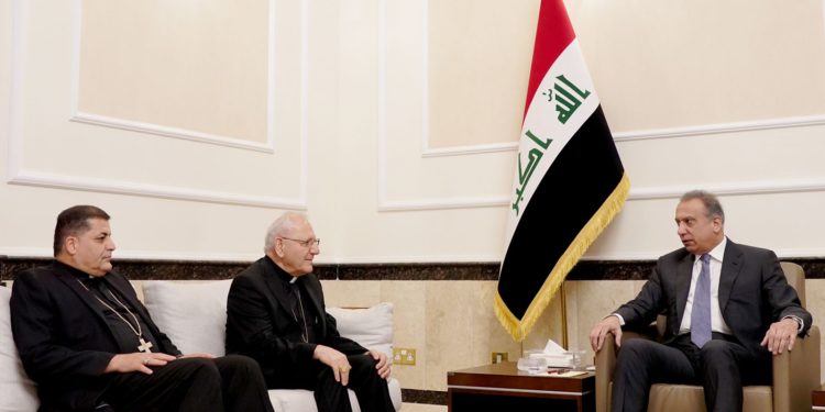 الكاظمي يستقبل الكاردينال لويس ساكو