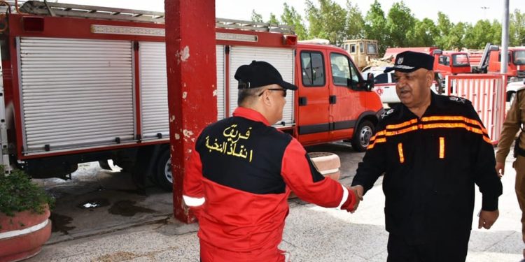 الدفاع المدني يستنفر في مدينة الصدر