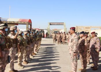 قيادة العمليات تستقبل المفتشية العسكرية العامة لغرض إجراء التفتيش ألفحصي
