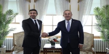 وزير خارجية الإمارات يبحث مع نظيره التركي اتفـــاق الحبوب