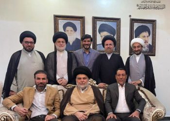 الصدر يلتقي باللجنة المكلفة بالإشراف على تنظيم صلاة الجمعة الموحدة
