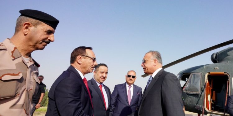 الكاظمي يصل إلى محافظة نينوى في زيارة تفقدية