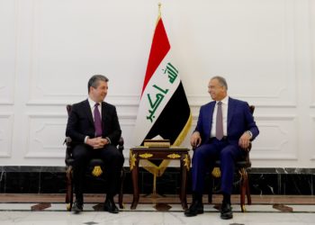 الكاظمي يستقبل مسرور برزاني