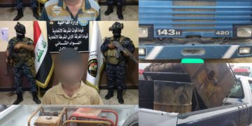 ضبط موقع لخزن وتهريب المشتقات النفطية شرقي بغداد
