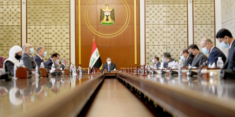 مجلس الوزراء يعقد جلسته برئاسة الكاظمي