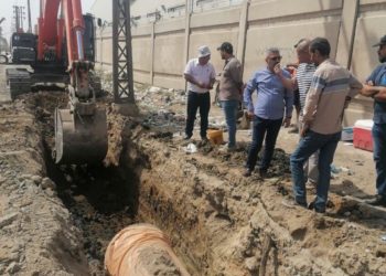 امانة بغداد تكشف تفاصيل سير أعمال (مشروع مائي) يخدم منطقة الزعفرانية
