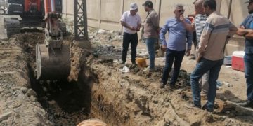 امانة بغداد تكشف تفاصيل سير أعمال (مشروع مائي) يخدم منطقة الزعفرانية