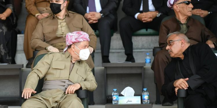 مراسم دفن “رفات المؤنفلين” بحضـــور (بارزاني وعادل عبدالمهدي) + صور