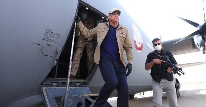 الكاظمي يصل إلى محافظة ميسان