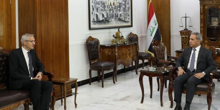 فائق زيدان يستقبل السفير الالماني