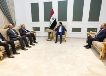 الحلبوسي يستقبل السفير الإيراني و يـــؤكد على أهمية العمل الدبلوماسي