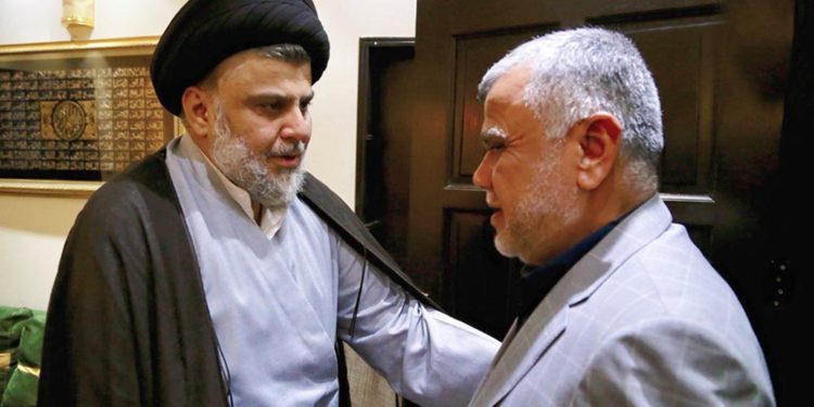 وزيـــر الصدر” ينفــــــي” تواصل الأخير مع العامري بشأن رئاسة الوزراء