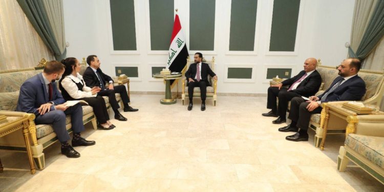 الحلبوسي يبحث مع السفير الفرنسي تعزيز العلاقات الاقتصادية وفتح قنصلية بلاده في نينوى