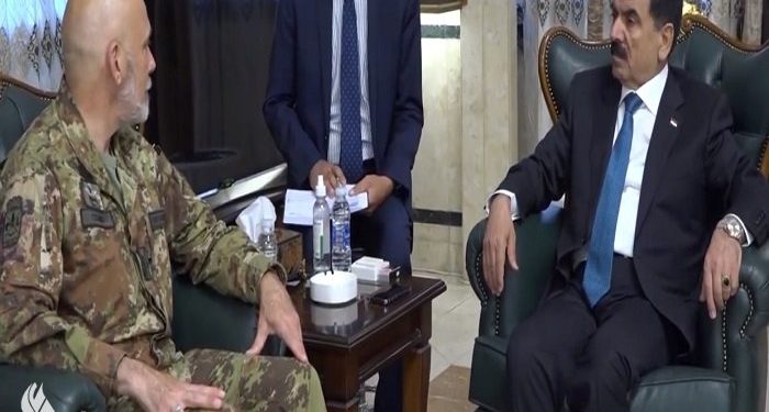العراق وايطاليا يبحثــان “التعاون في مجال التدريب العسكري”