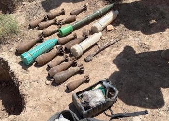 ضبط صواريخ ومواد متفجرة فــــي ديالى