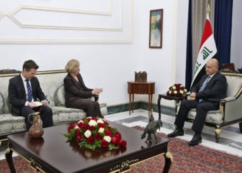 برهم صالح يستقبل السفيرة الاسترالية