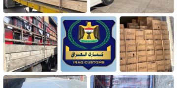 تحريات كمرك المنطقة الوسطى تضبط (١١) شاحنة مخالفة لضوابط الأستيراد .