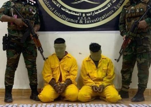 ضبط (19980) حبة مخدرة بحوزة تاجرين من الجنسية الاسيوية في البصرة