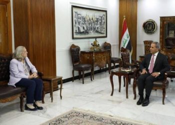 فائق زيدان يلتقي السفيرة الامريكية إيلينا رومانوسكي