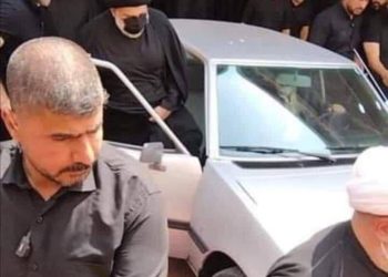 بالفيديو الصدر يزور بيت السيد السيستاني في النجف لحضور مجلس عزاء حسيني