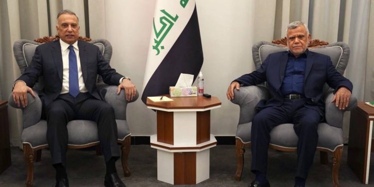 لقاء يجمع الكاظمي و هادي العامري