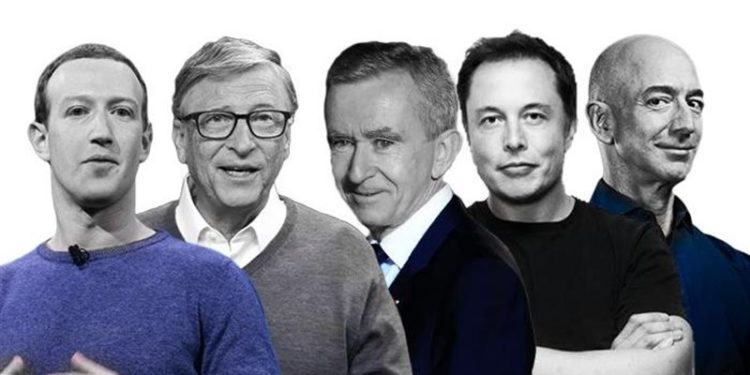 قائمة أغنى 10 أثرياء في العالم ,, ماسك يتصدر وبافيت يتقدم .. أرقام ثرواتهم تخض