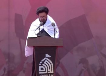 خطيب صلاة الجمعة “الموحدة” ..  نعلن تضامننا مع السيد الصدر بالدعوة لحل البرلمان وإجراء انتخابات مبكرة