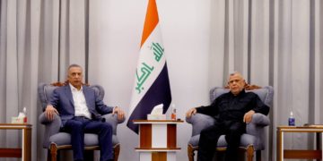 الكاظمي يلتقي هادي العامري لبحث آخر مستجدات الأوضاع السياسية