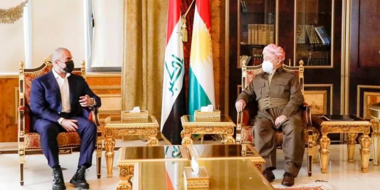 مسعود بارزاني وبافل طالباني يجتمعان في أربيل