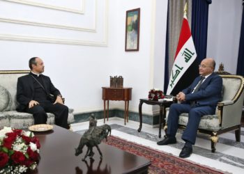 برهم صالح وسفير الفاتيكان يبحثان التنسيق المشترك لتعزيز ثقافة التعايش والحوار
