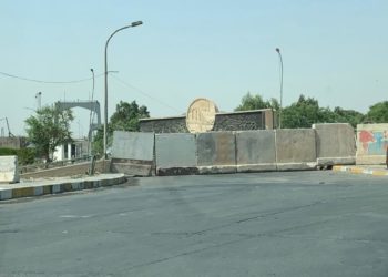 انتشار عسكري وإغلاق الجسر المعلق في بغداد