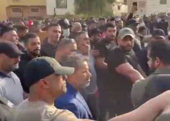 بالفيديو ..شبل الزيدي يشارك في تظاهرات الإطار التنسيقي قرب الجسر المعلق