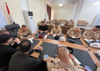 ‏وفد أمني رفيع يزور منفذ المنذرية الحدودي