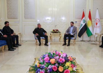 العامري يلتقي شاسوار عبد الواحد في السليمانية