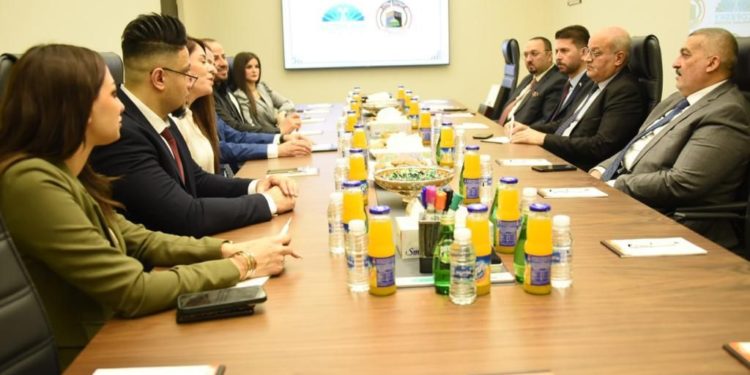 وفد من الهيئة العليا للحج يزور شركة سكوب سكاي للانترنيت