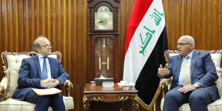 وزير التعليم يستقبل القنصل الفرنسي العام في الموصل
