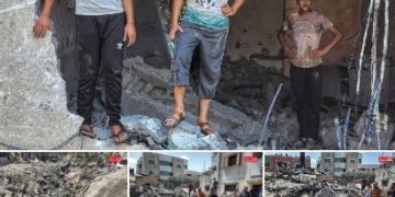 طائرات الاحتلال الاسرائيلي تستهدف المنازل سكنية في غزة