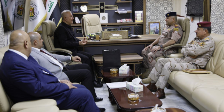 تجارة الحبوب وعمليات بغداد يتفقان على التعاون لتسهيـــــل حركة الشاحنات المحملة بالحنطة وتجاوز العراقيل