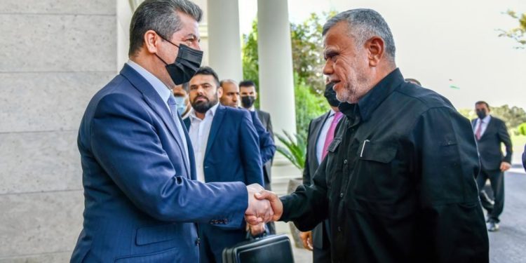 تفاصيل اجتماع “مسرور بارزاني وهادي العامري” في أربيل