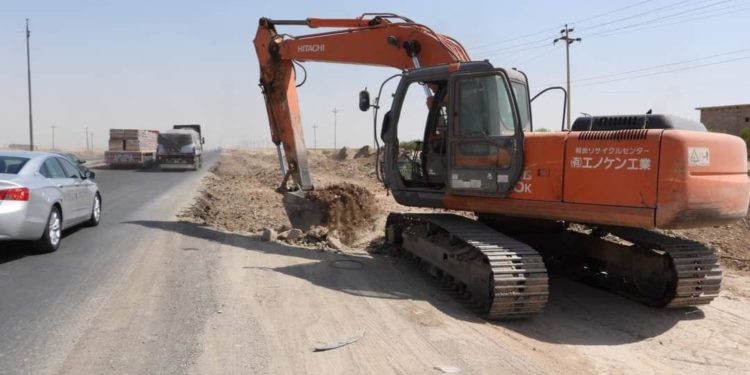 الإعلان عن استمرار تأهيل طريق (بغداد – كركوك)