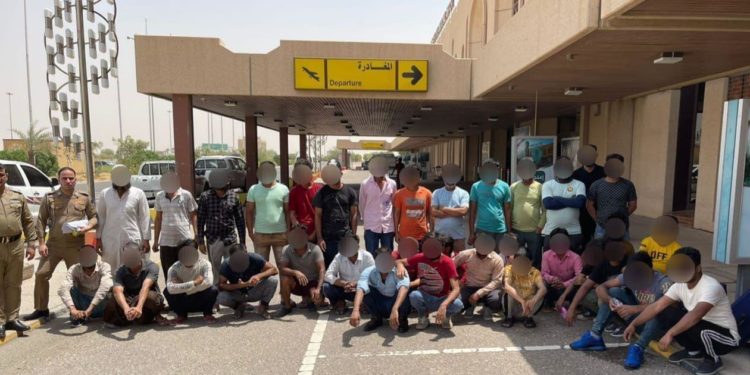 اعتقال عشرات الأجانب المخالفين لقوانين الإقامة بالبصرة￼