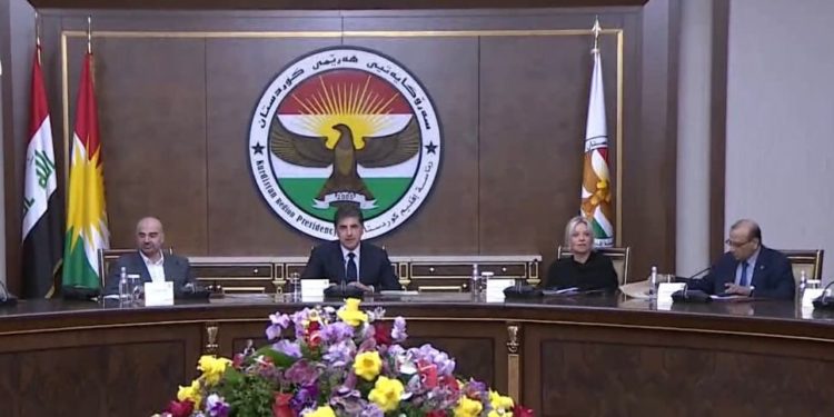 بدء عقد اجتماع الأحزاب الكردية في أربيل بحضور بلاسخارت