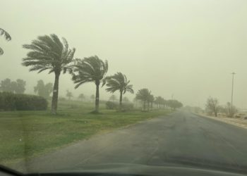 عاصفة ترابية تضرب العاصمة بغداد