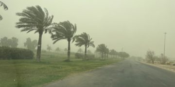 عاصفة ترابية تضرب العاصمة بغداد