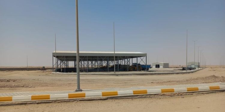 الكشف عن نسب الإنجاز في مشروع المدينة الجمركية الكبرى في الانبار