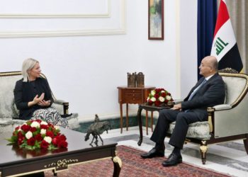 برهم صالح يجتمع مع بلاسخارت