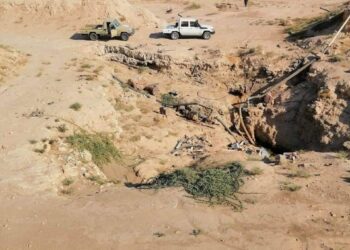 العثور على مضافات واحزمة وعبوات في نينوى