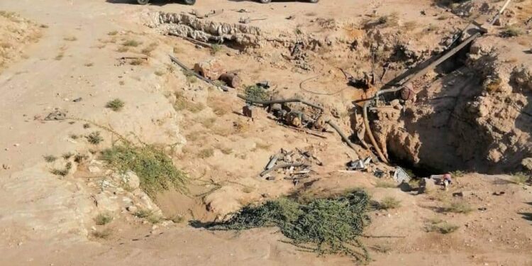 العثور على مضافات واحزمة وعبوات في نينوى