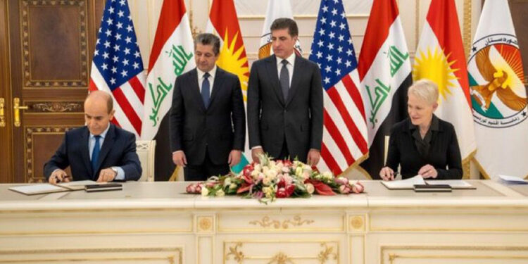 كوردستان تؤكد على أهمية التعاون العسكري مع أمريكا